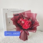 Ramo de rosas de jabón perfumadas